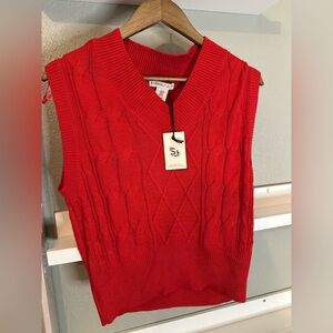 Sincerely Jules Red Vest | M